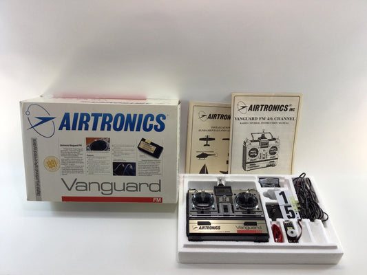 RC Controller Airtronics Vanguard FM VG6DR Vintage Radio Control Aviation Electronics for 72 MHz Aircraft