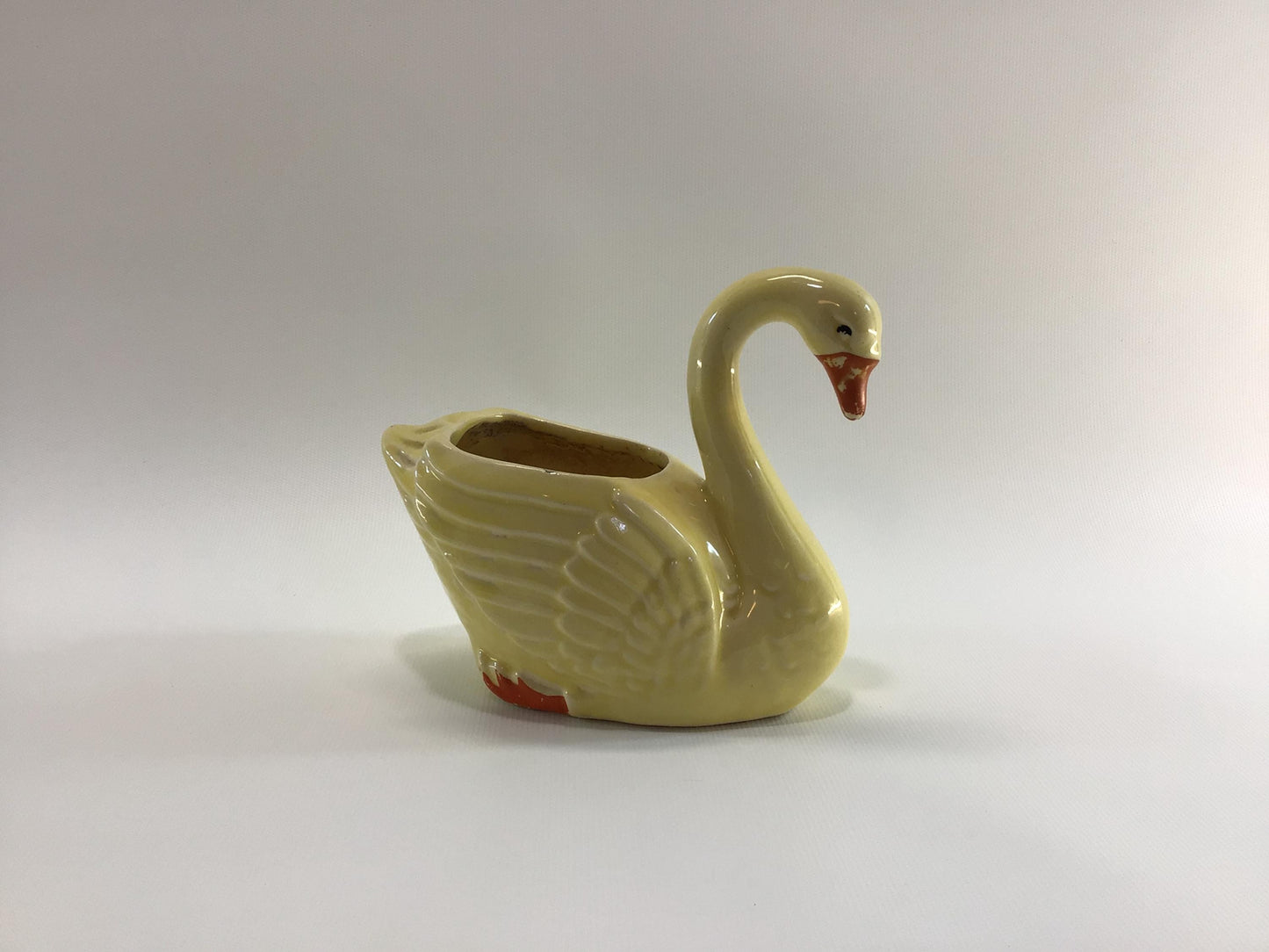 Brush McCoy Yellow 5" Swan Planter Antique Home Decor