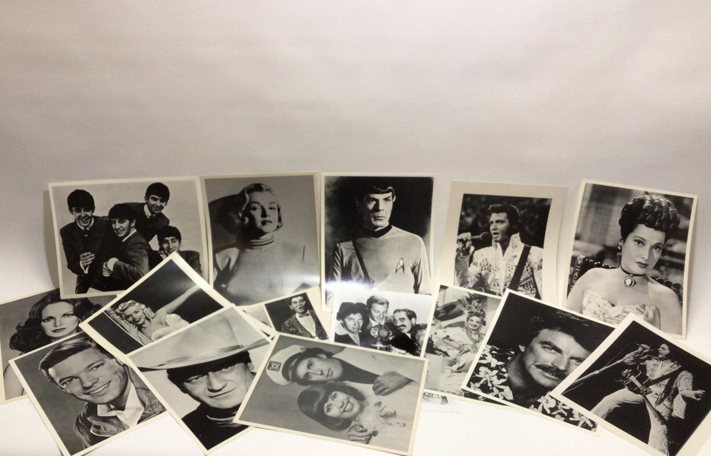 Celebrities Photograph Lot of 15 Vintage 8 by 10 Photographic Prints