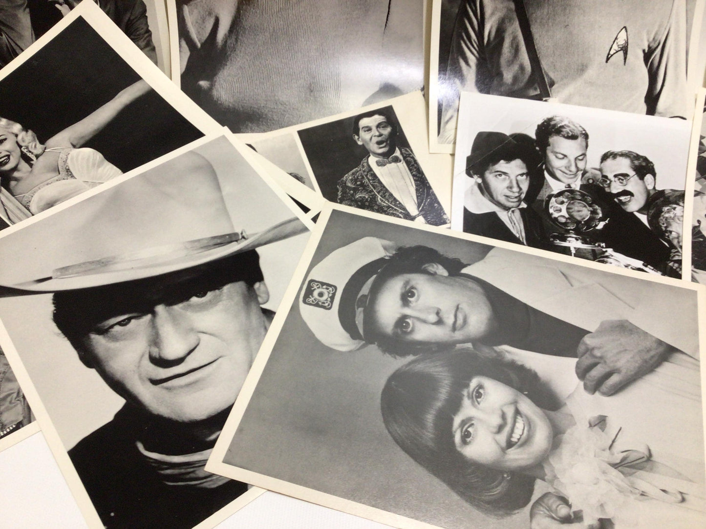 Celebrities Photograph Lot of 15 Vintage 8 by 10 Photographic Prints