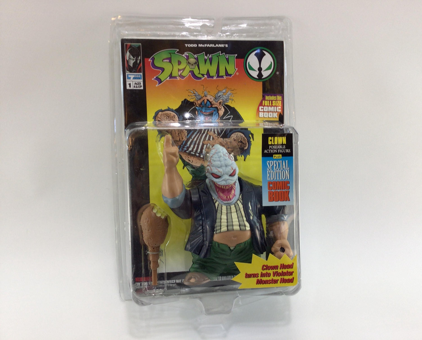 Spawn Clown McFarlane Action Figure 1994 Comic Book Edition