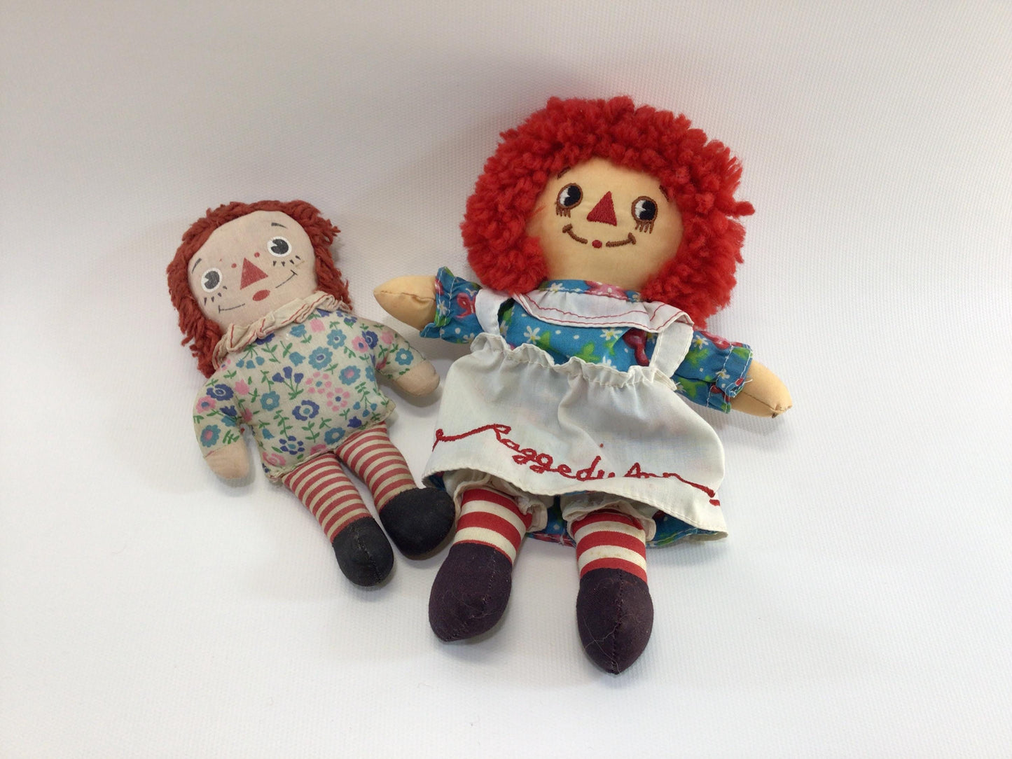 Vintage Raggedy Ann Dolls Contemporary Applause and Mid Century Kit Doll