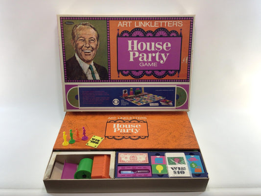 Whitman Art Linkletter's House Party Vintage 1968 Board Game - Complete