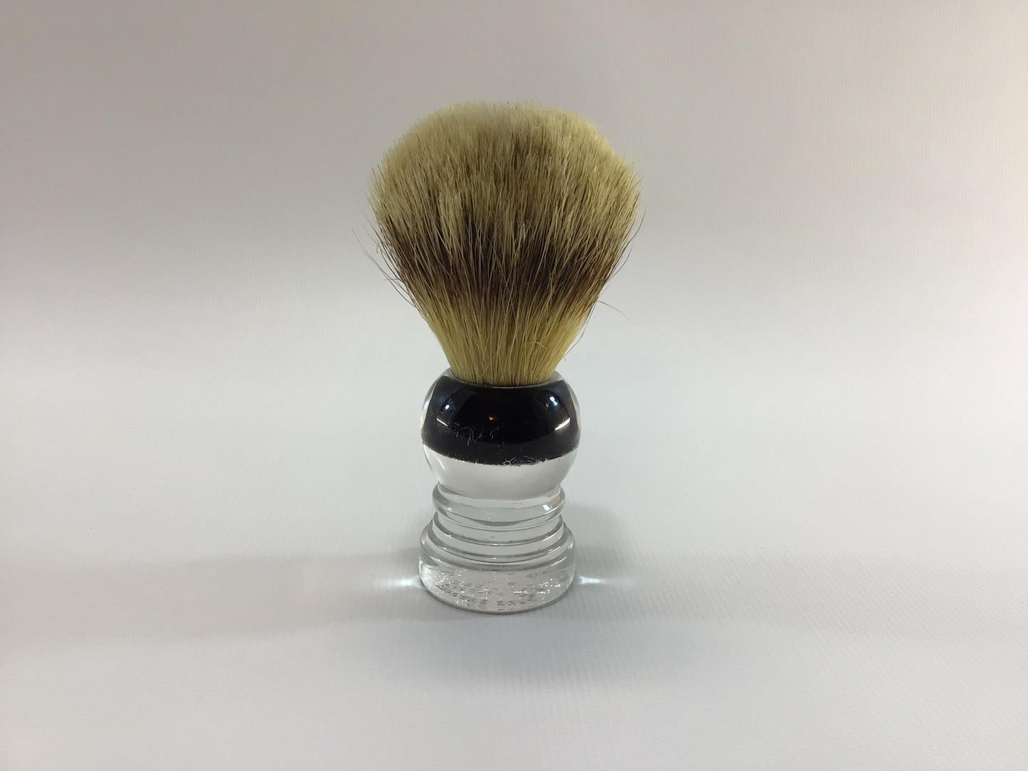 Lucite Handle Shaving Brush Vintage 1940s Made Rite Pure Badger 68