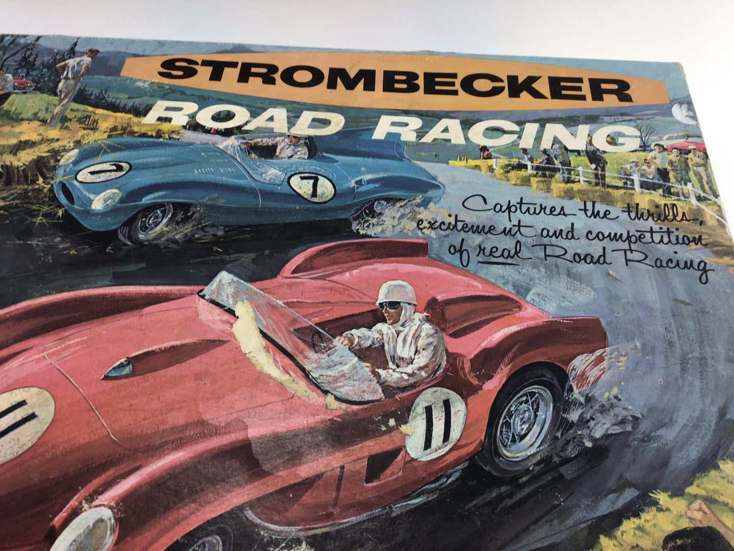 Strombecker HO Scale Road Racing Vintage Slot Car Set Track Parts Pieces Lot - No Cars