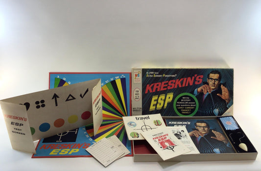 Kreskin's ESP 1966 Milton Bradley Vintage Board Game - Complete