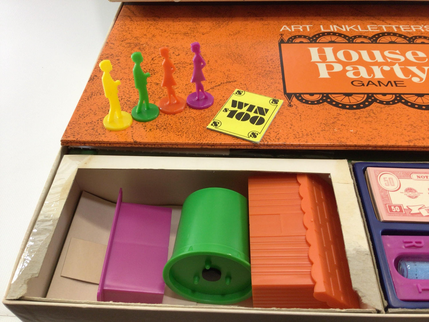 Whitman Art Linkletter's House Party Vintage 1968 Board Game - Complete