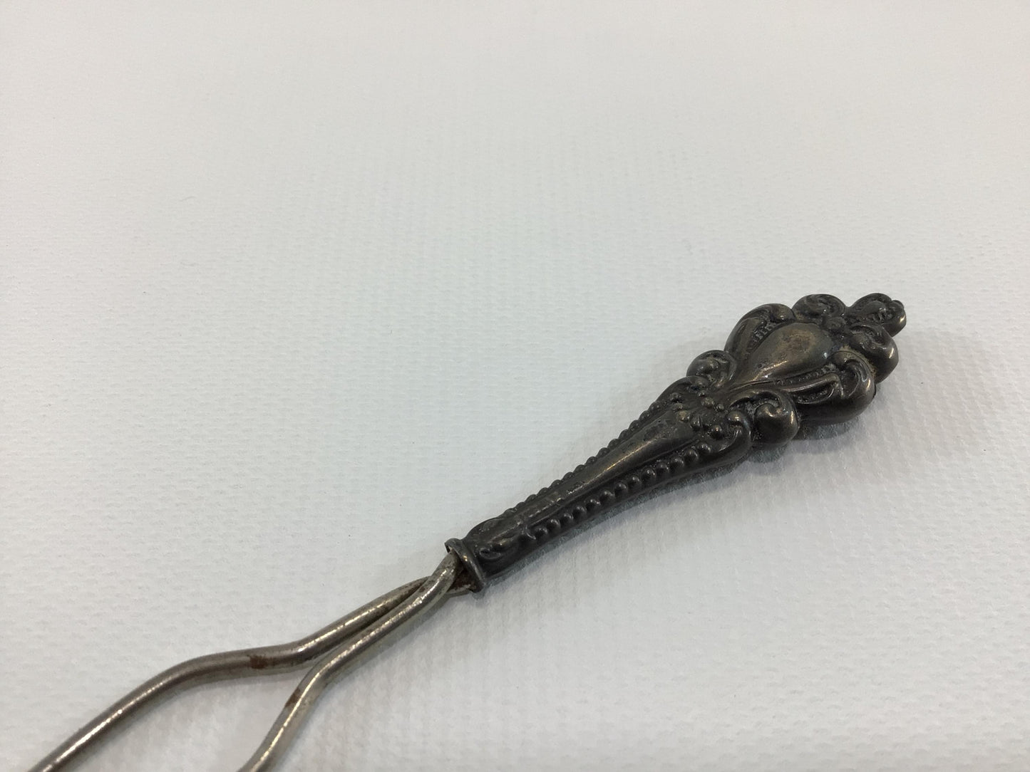 Button Hook Sterling Handle Collectible Antique Victorian 4" Hand Tool Gadget for Shoes Gloves Corsets