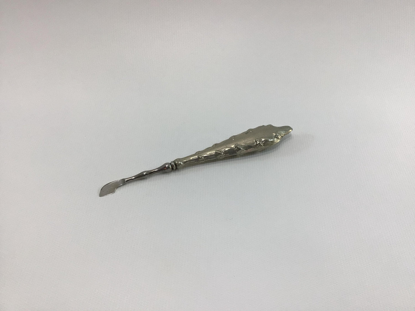 Manicure Cuticle Tool Silverplate Handle Collectible Antique Victorian Vanity Decor