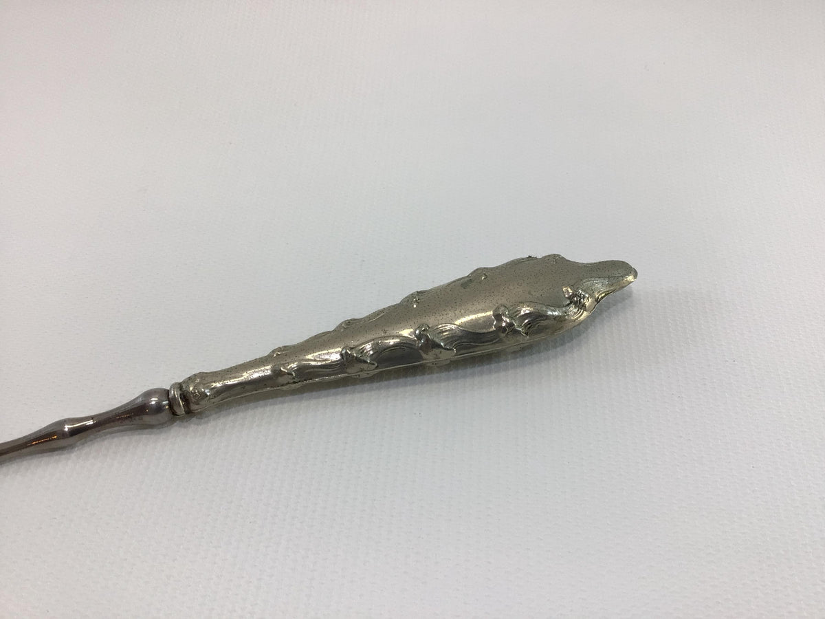 Manicure Cuticle Tool Silverplate Handle Collectible Antique Victorian Vanity Decor