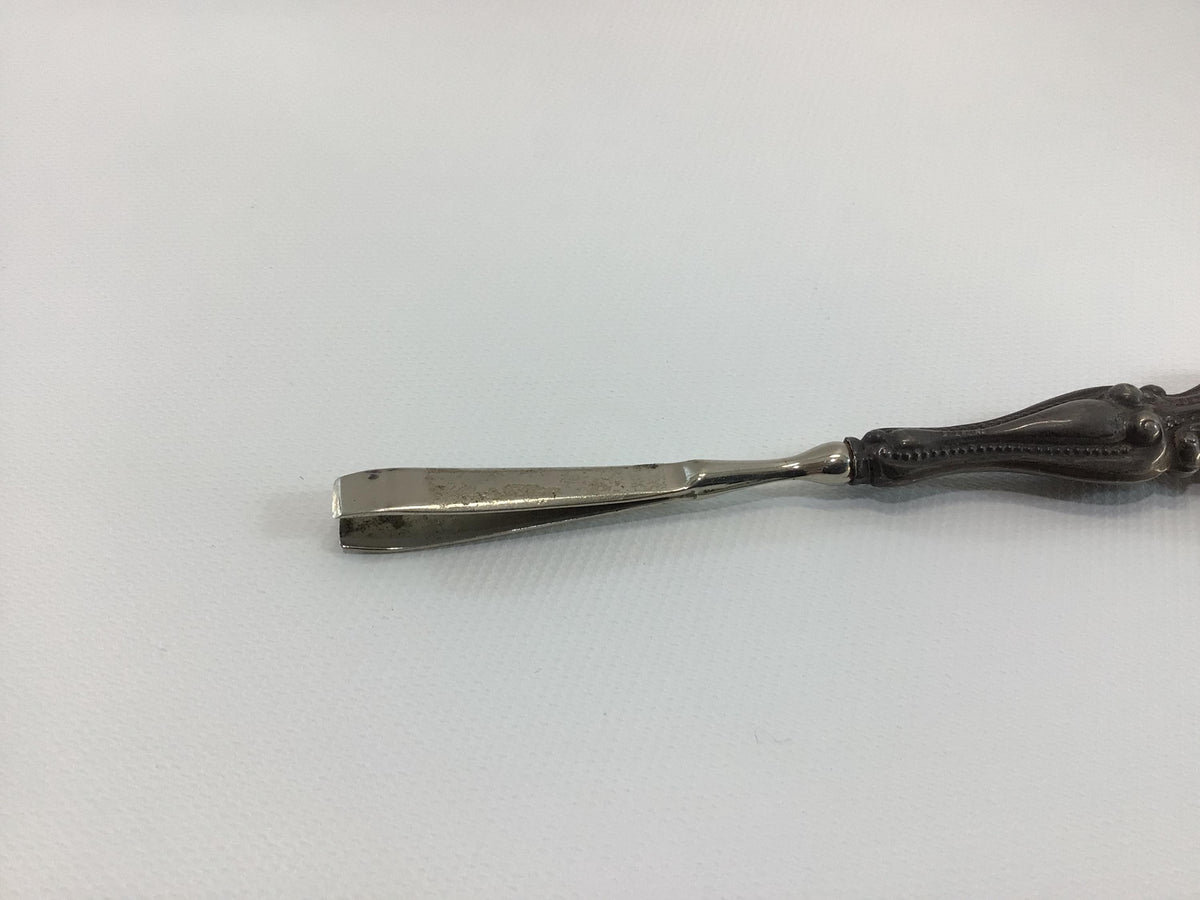 Sterling Silver Handle 6" Tweezer Victorian Collectible Antique Vanity Decor