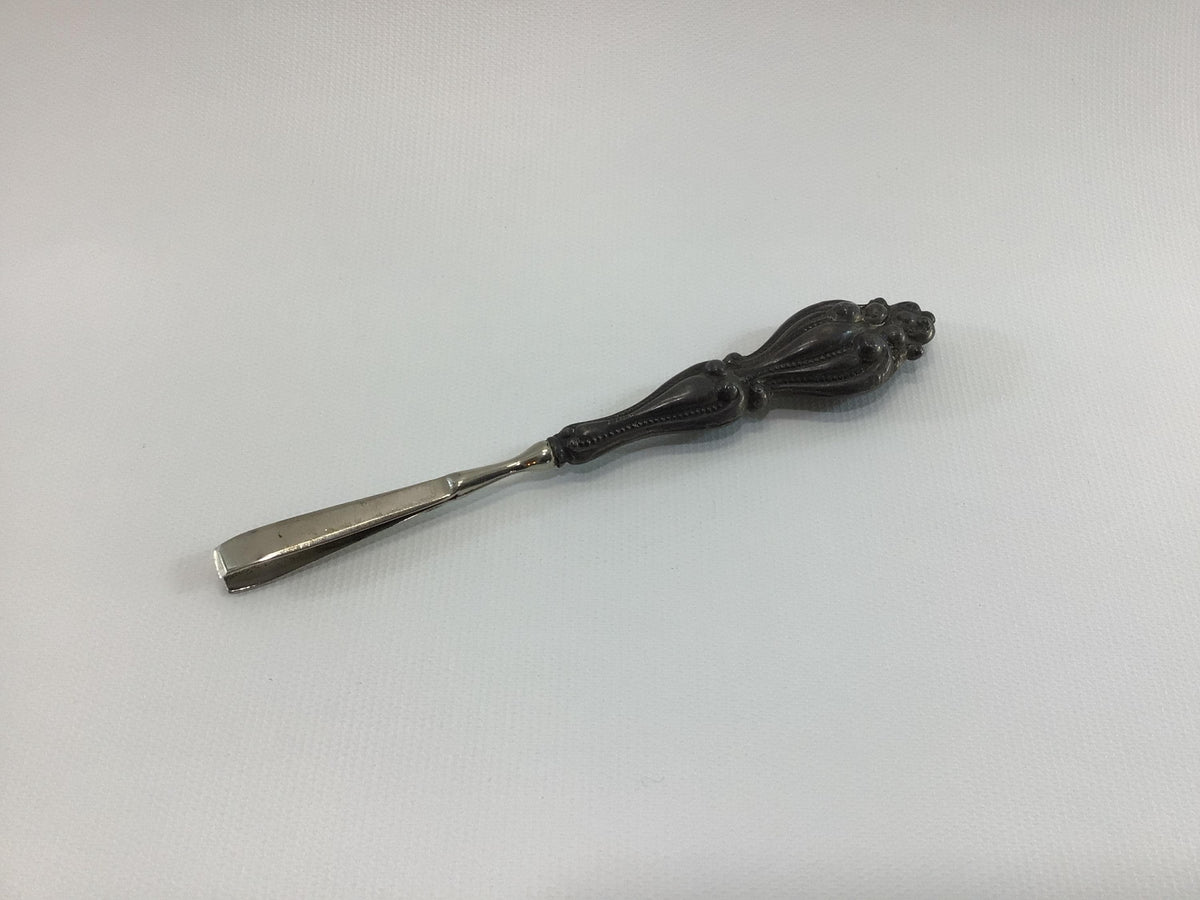 Sterling Silver Handle 6" Tweezer Victorian Collectible Antique Vanity Decor