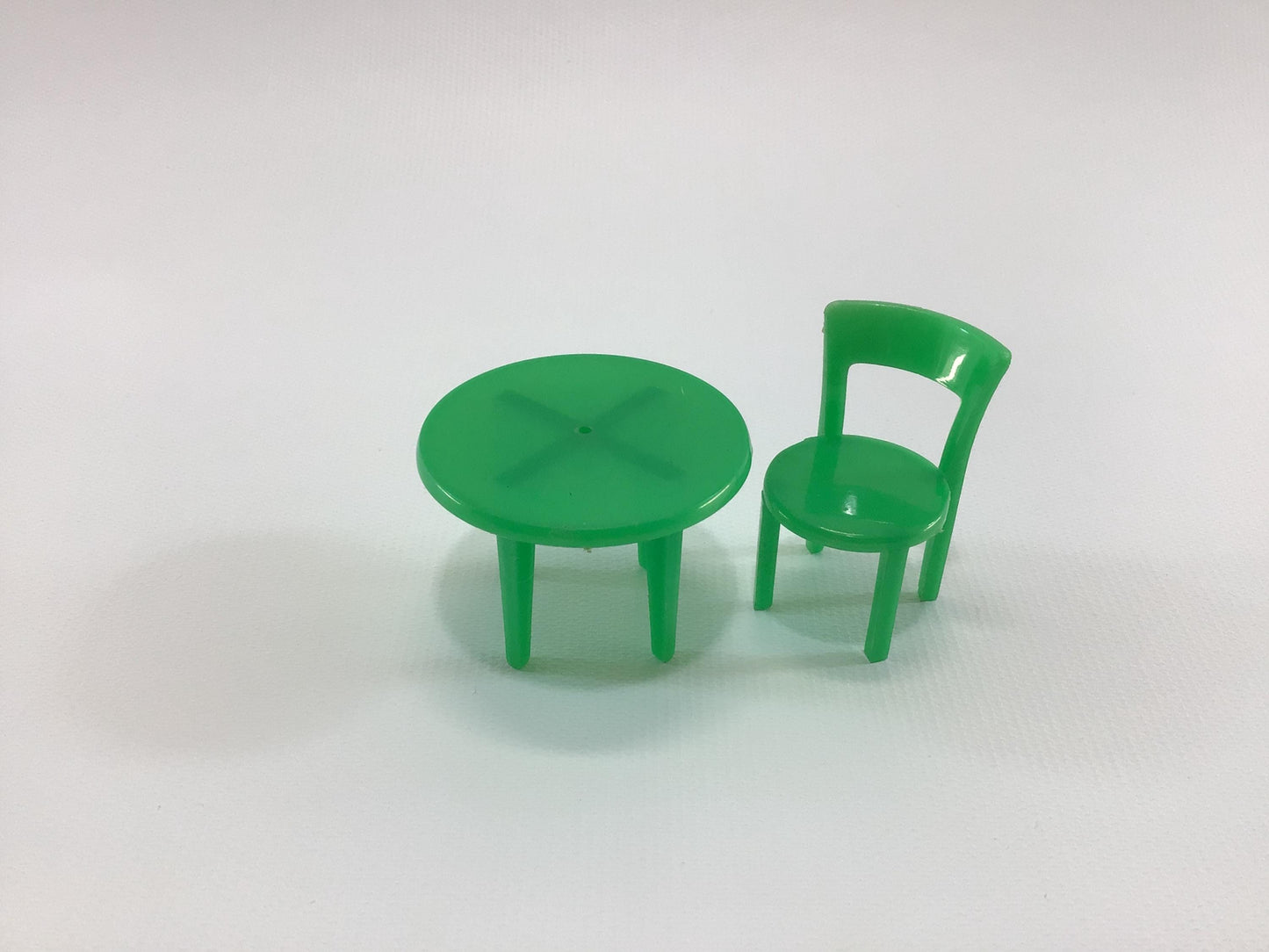 Marx Dining Room Chair and Table 1:18 Scale Toy Playset Replacement Parts Pieces for Tin Lithograph Era Dollhouses