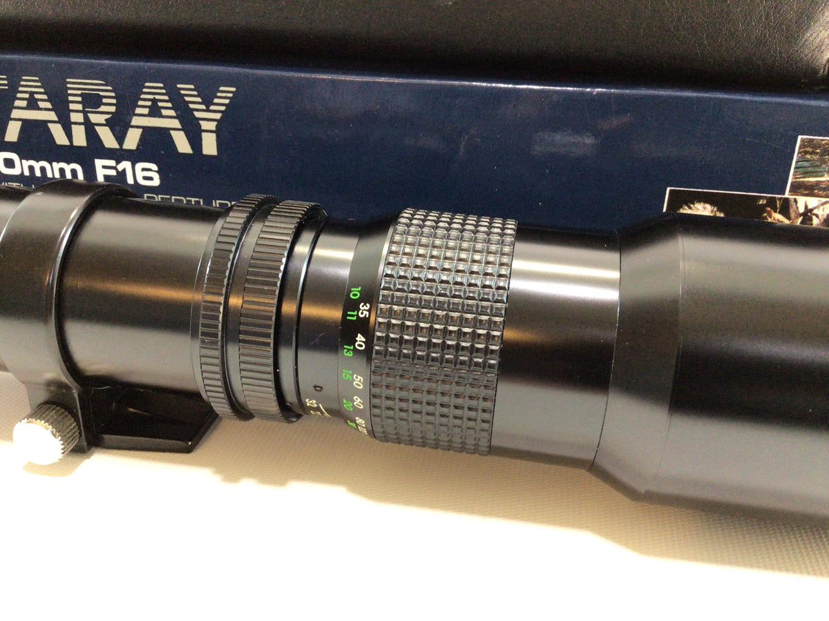 Super Telephoto Lens Quantaray F8/1000mm F16 Vintage Photography Equipment for 35mm and SLR Cameras