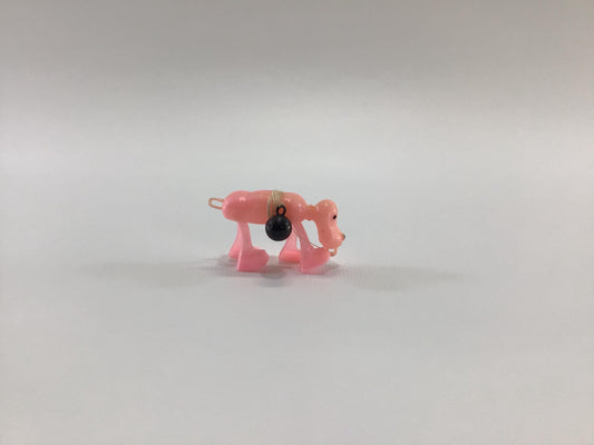 Pink Space Walking Dog No 818 Ramp Walker Kitschy Vintage Dime Store Miniature Toy Party Favor