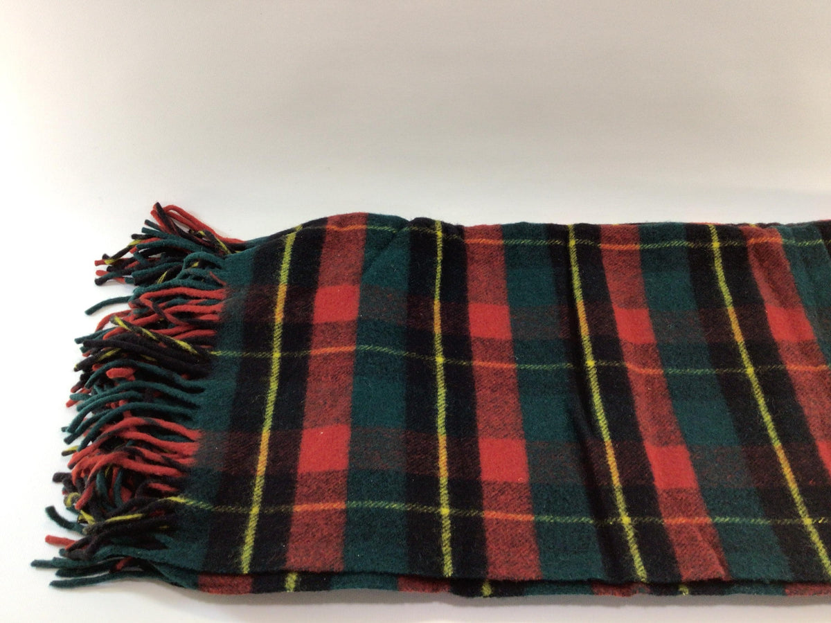 Pendleton Tartan Robe In a Bag Stadium Throw Blanket Vintage Quality Made in USA 100% Virgin Wool