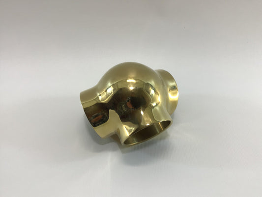 Brass Railing Hardware Lavi Industries Ball Side Outlet 135 Degree Elbow 00-708/2 Replacement Parts Pieces for 2" Diameter Tubing