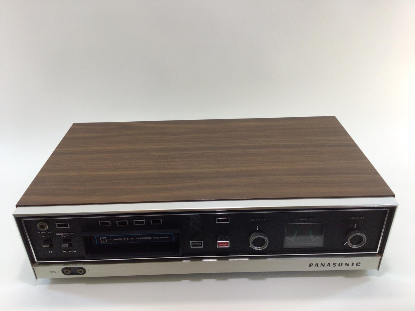 Panasonic 8 Track Stereo Cartridge Tape Deck Model RS-803US Vintage 1970s Electronics Component