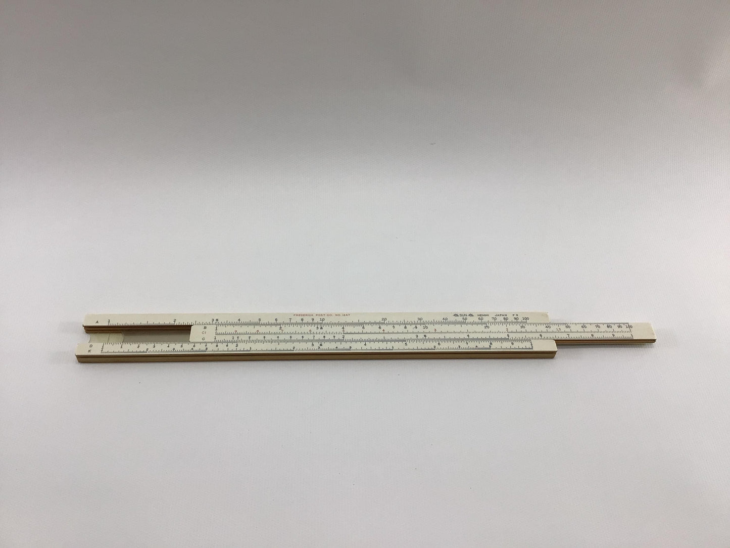 Slide Rule Post Sun Hemmi 1447 Made in Japan Vintage Engineer Gadget Tool Calculator