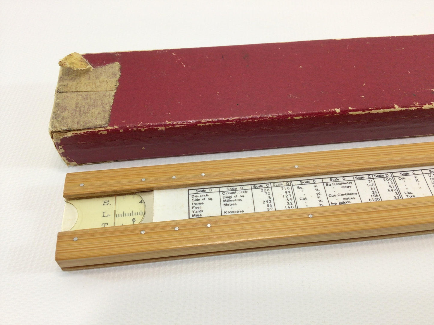 Slide Rule Post Sun Hemmi 1447 Made in Japan Vintage Engineer Gadget Tool Calculator