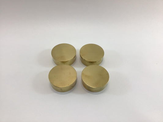 Brass Railing Hardware Lavi Industries Flush End Cap 00-600/2 Set of 4 Replacement Parts Pieces for 2" Diameter Tubing