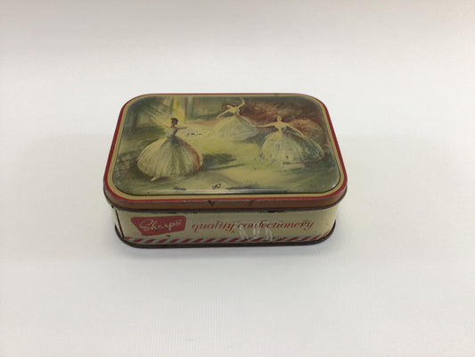 Sharp's Toffee Candy Tin Vintage Lithograph Advertising Storage Container Box Decor Kent England