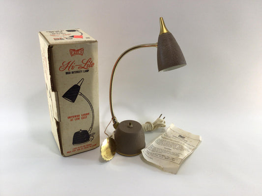 Mid Century Eagle Hi-Lite Desk Lamp Quality Made in USA Vintage Reading Lighting