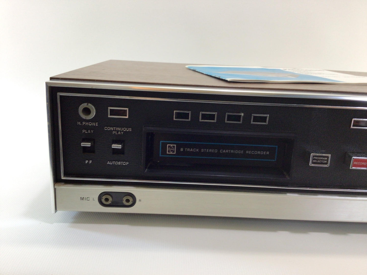 Panasonic 8 Track Stereo Cartridge Tape Deck Model RS-803US Vintage 1970s Electronics Component