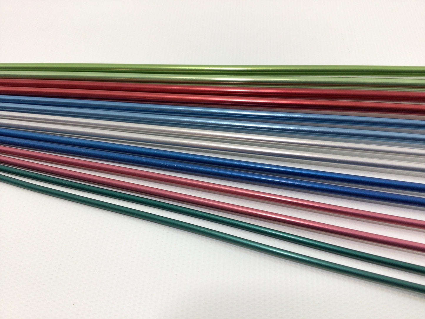 Knitting Needles Lot of  Pair 10" Single Point Vintage Textile Tools Sizes 1 through 7