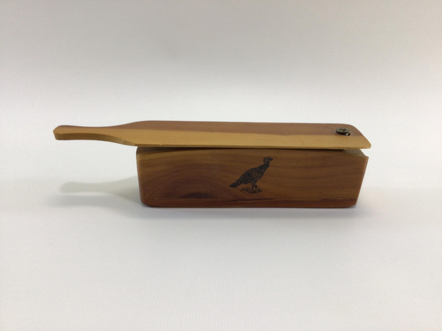 Cedar Turkey Call Glenn's Hens Glenn Nace Kokomo Mississippi Handmade Vintage Outdoor Sporting Hunting Equipment