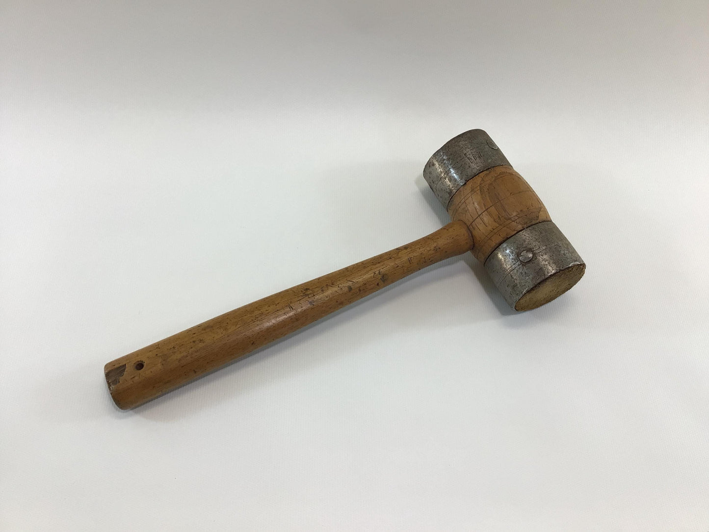Carpenter's Ferrule End Pestle Mallet Antique Primitive Rustic Quality Made Woodworking Hand Tool