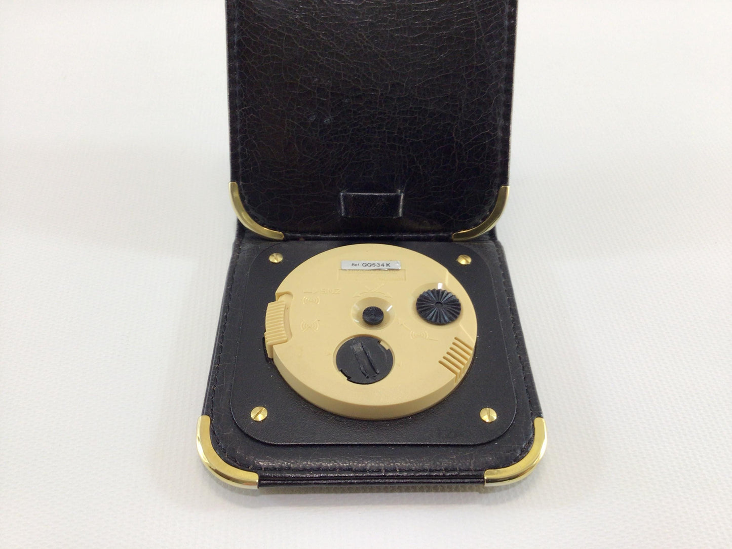Seiko Quartz Movement Travel Alarm Clock Vintage Analog Night Table Accessory