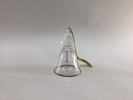Crystal Christmas Tree Bell Vintage 1991 Lenox Annual Ornaments Series Holiday Decor