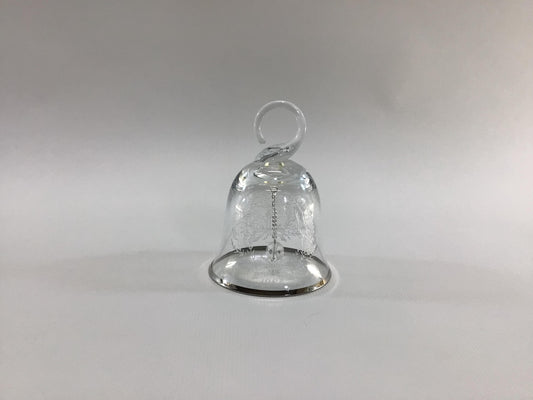 Etched Crystal Christmas Bell Vintage 1984 Lenox Annual Ornaments Series Holiday Decor