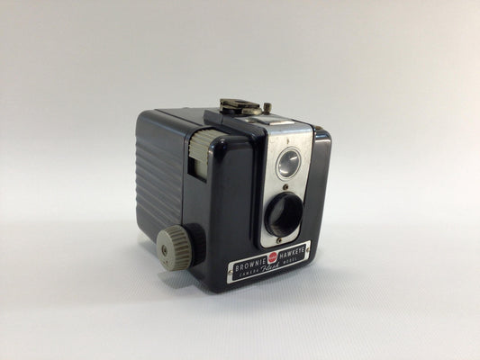 Kodak Brownie Hawkeye Camera Flash Model Vintage Photography Home Decor Brown Bakelite Body