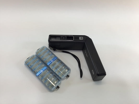 Kodak Tele-EKTRA 300 Pocket Camera with GE Flash Bars Vintage Photography Home Decor