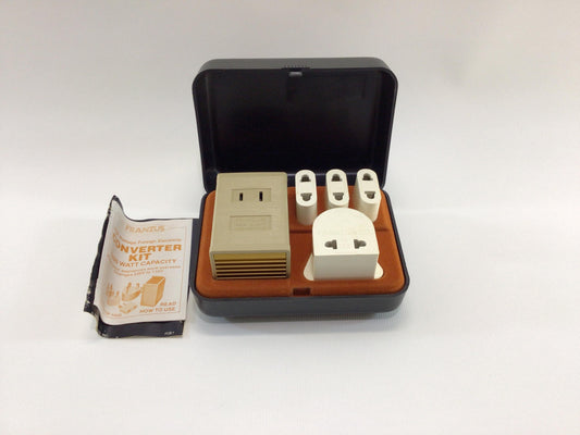 Franzus Converter Kit Vintage Electronics Gadget International Travel Wall Plug Adapter Set