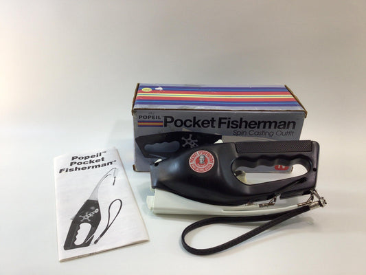 Popeil Pocket Fisherman Spin Casting Outfit Vintage Outdoor Sporting Rod and Reel Fishing Equipment