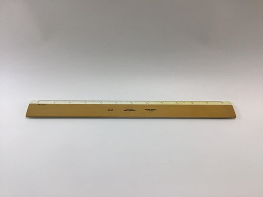 Alvin Precision 12" Ruler No 258 Vintage Made in West Germany Quality Boxwood Straight Edge