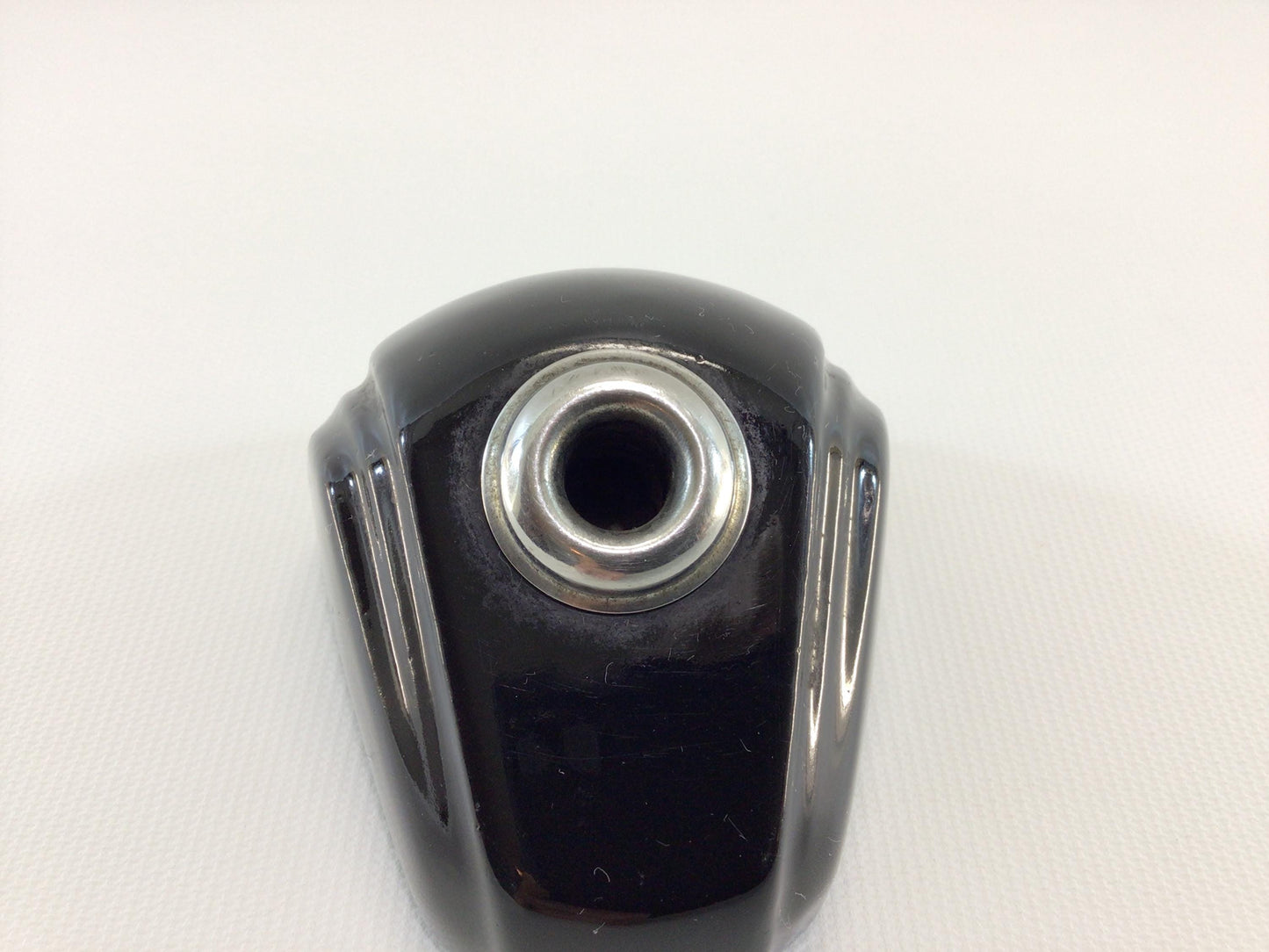 Black Enamel Fountain Pen Holder Antique Art Deco Desk Accessory Organizer