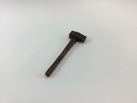 Maul Sledge Hammer Antique Primitive Rustic Handmade Miniature 5" Toy Hand Tool