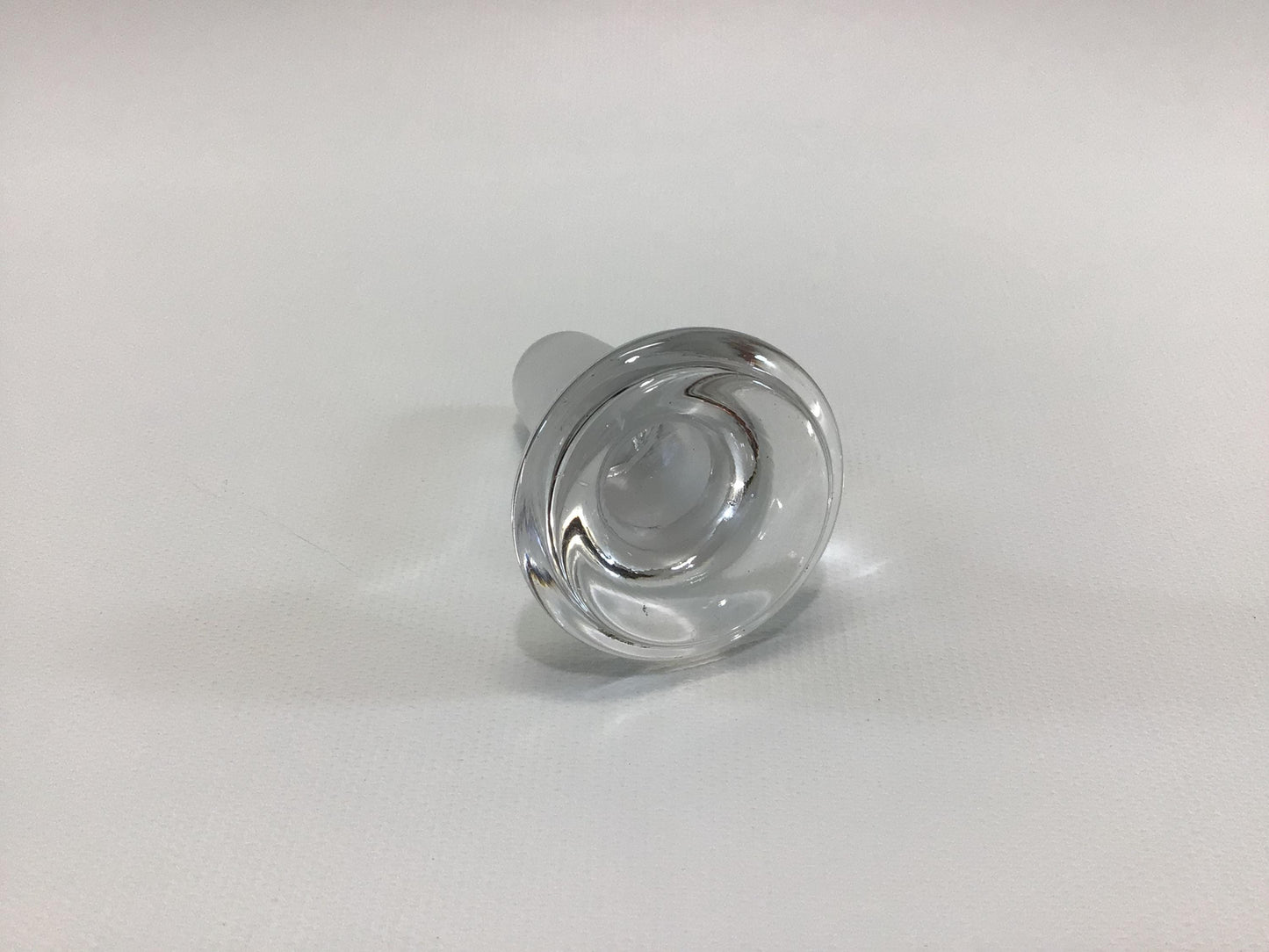 Circular 22mm Bottle Stopper Antique Ground Pressed Clear Flint Glass Replacement Part Decanter Cruet Apothecary Perfume