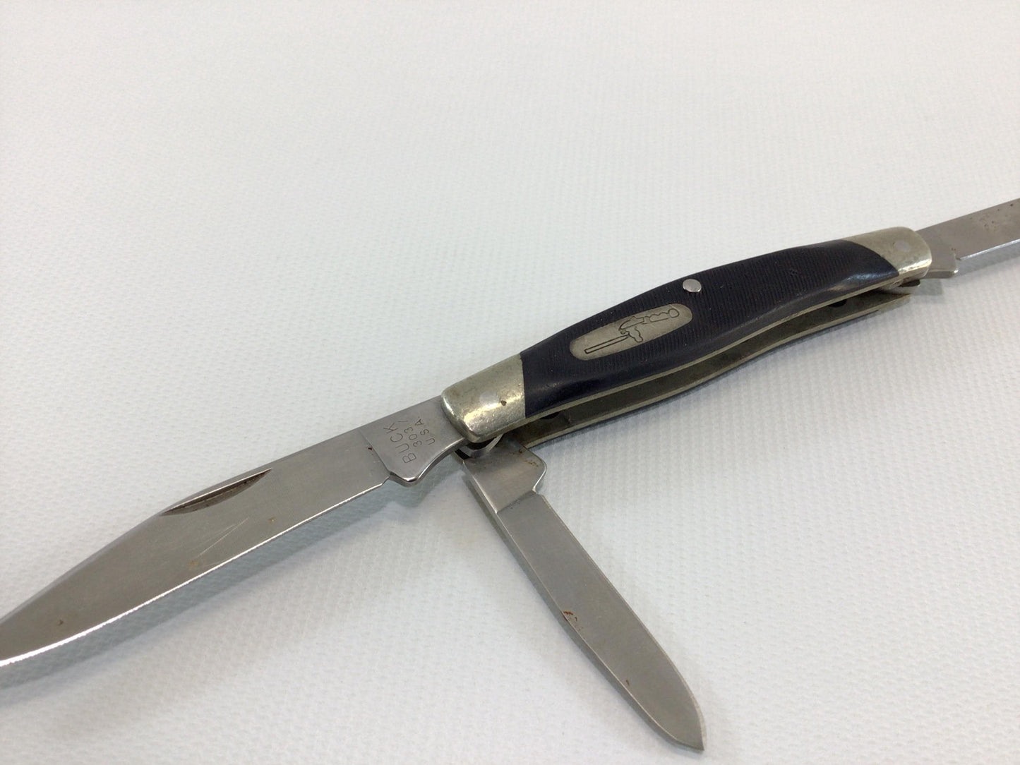 Buck 303 Stockman 3 Blade Pocket Knife Vintage 1993 Quality Made In USA