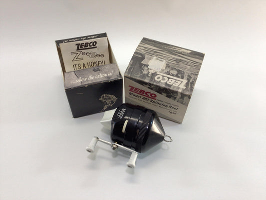 Zebco Model 202 ZeeBee Spinning Reel Vintage Fishing Tackle Outdoor Sporting Equipment