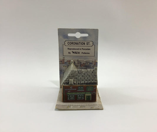 Wade Coronation Street Rovers Return Inn Miniature Porcelain Figurine Vintage 1980s Collectibles