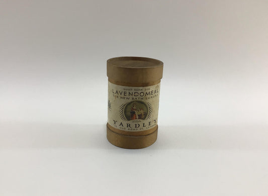 Yardley Lavendomeal Bath Salts Guest Room Size Wooden Canister Vintage Bedroom Vanity Decor