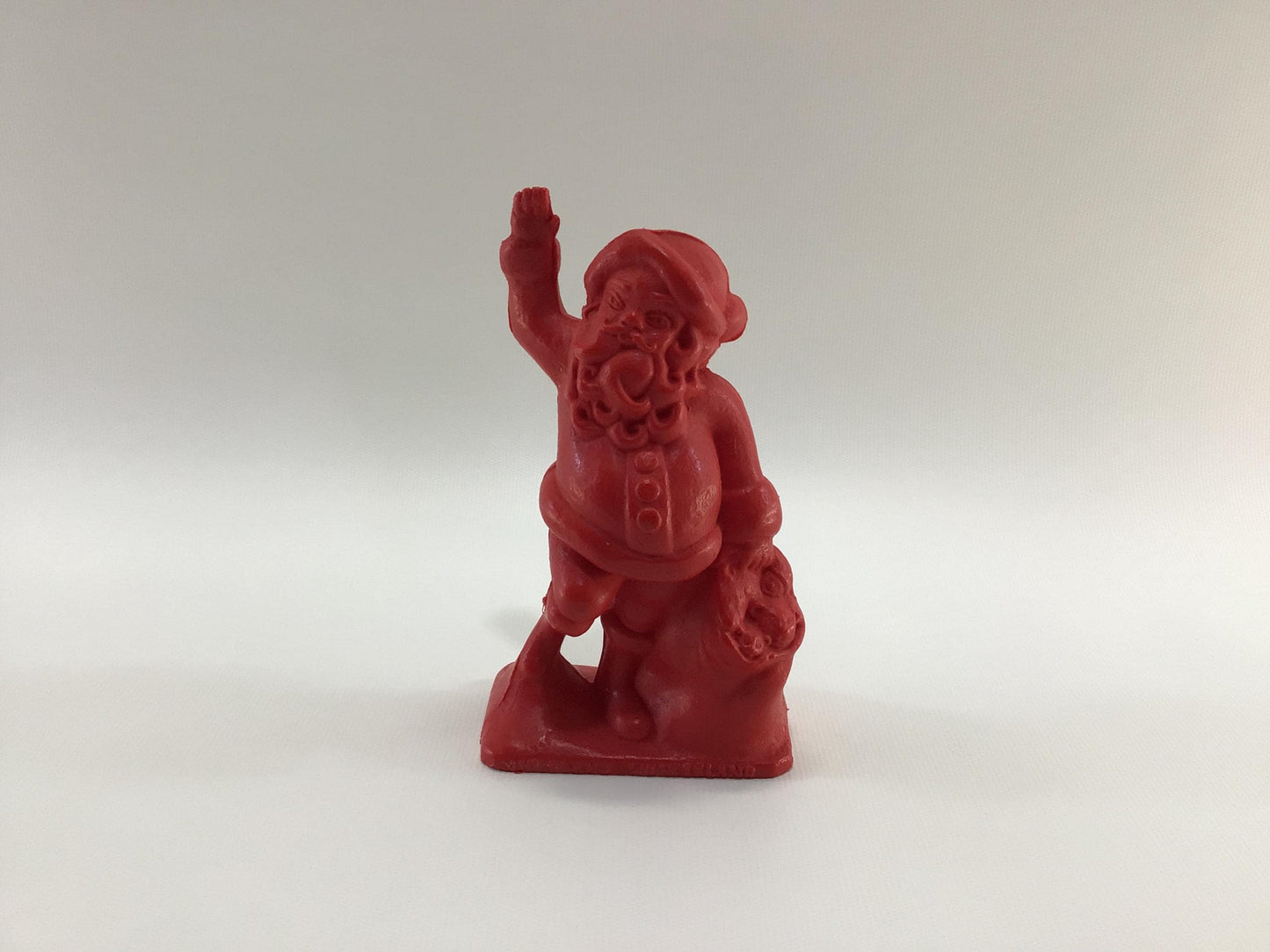 Children's Wonderland Souvenir Santa Claus 6" Plastic Figurine Vintage Christmas Holiday Collectible