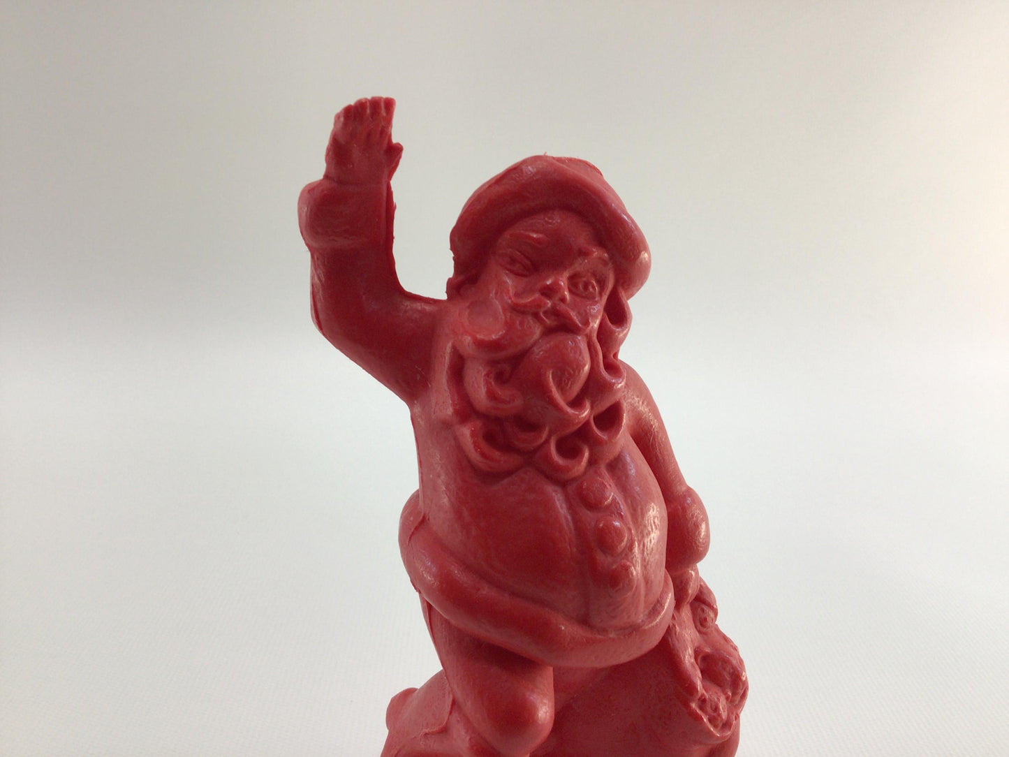 Children's Wonderland Souvenir Santa Claus 6" Plastic Figurine Vintage Christmas Holiday Collectible