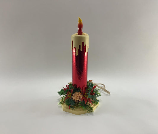 Mid Century ACLA Inc Electric Candle Vintage Kitschy Christmas Holiday Decor