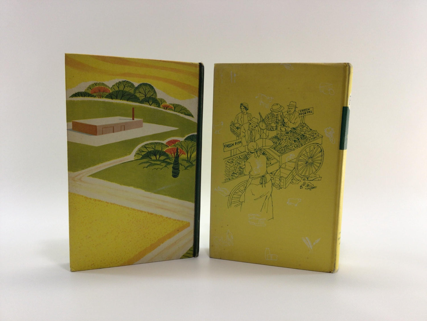 Agricultural Reference Yearbooks A Place to Live 1963 and Food 1959 Vintage Instructional Reading Materials